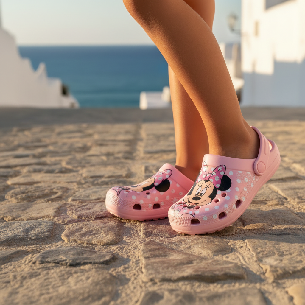 Sandalias de Goma Disney Minnie Rosa Tallas 28-33