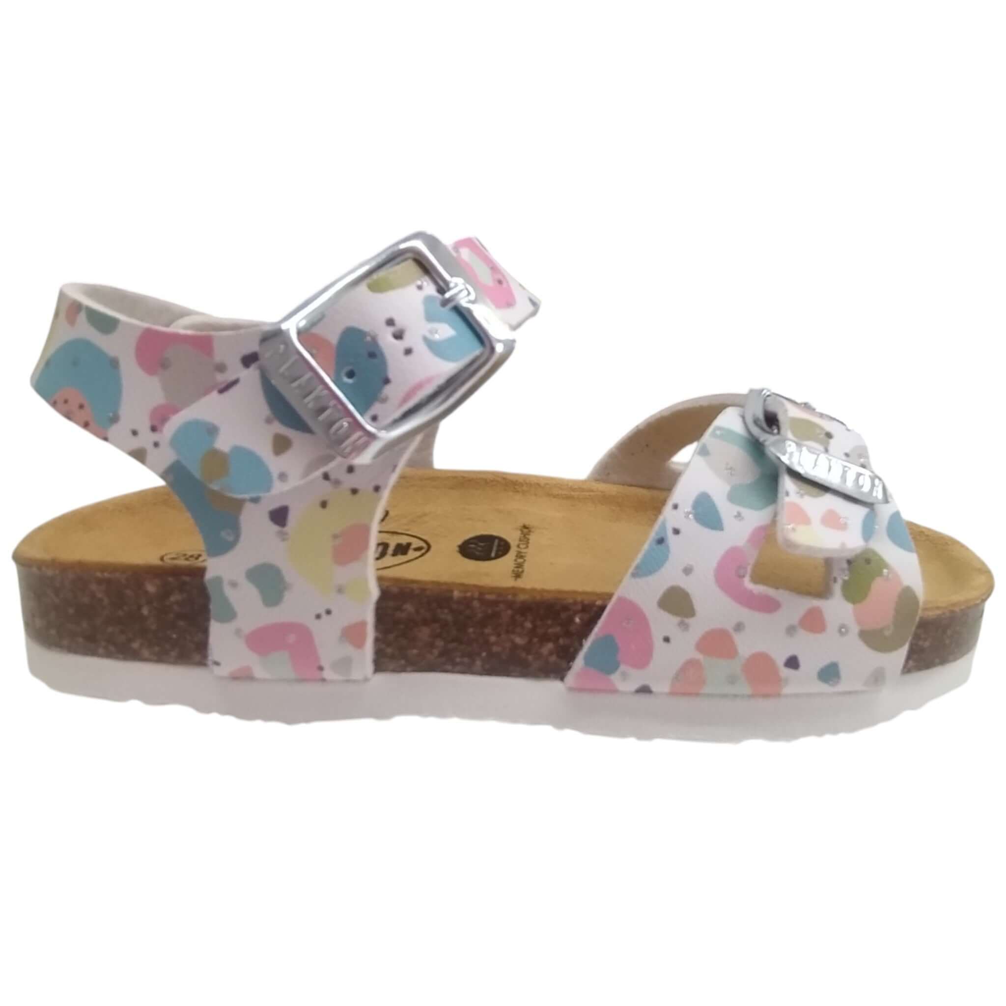 Sandalias PLAKTON Niña Estampado Arcoíris Tallas 24-35