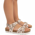 Sandalias PLAKTON Niña Estampado Animal Print Tallas 24-35