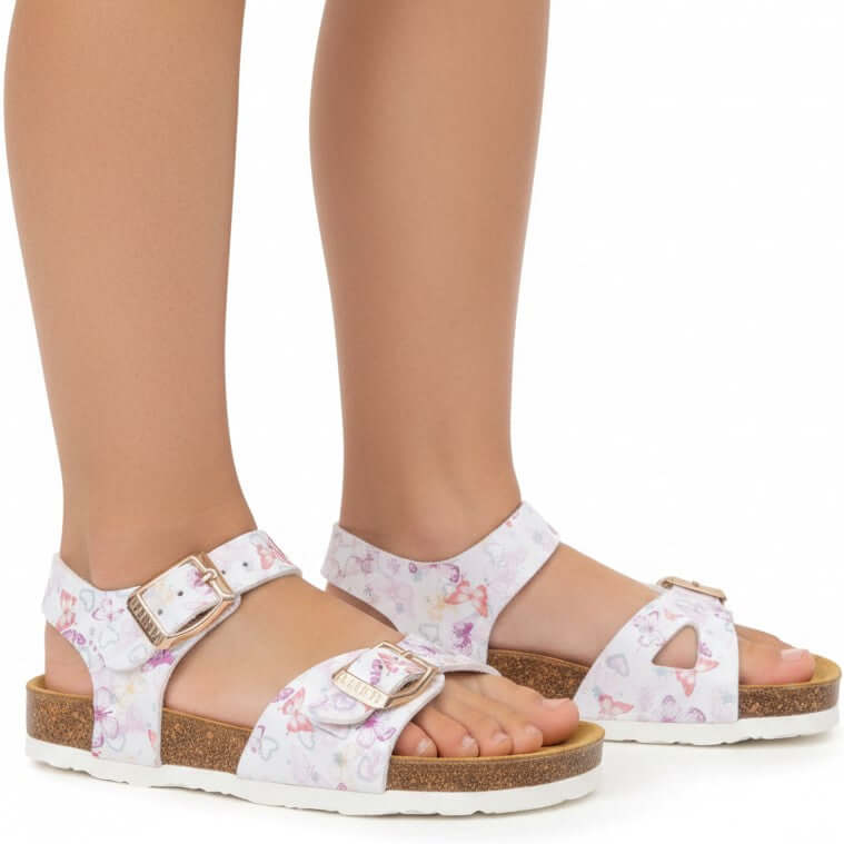 Sandalias PLAKTON Niña Estampado Mariposas Tallas 24-35