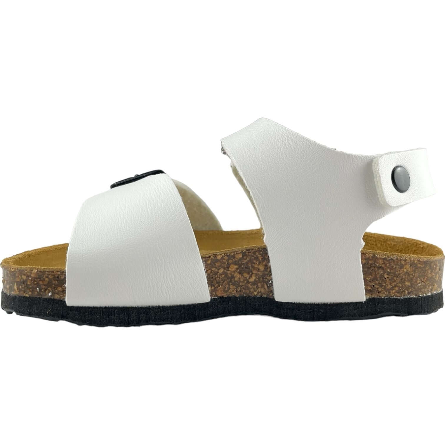 Sandalias PLAKTON Blanco Unisex | Piel Memory Cushion Made in Spain Tallas 24-35