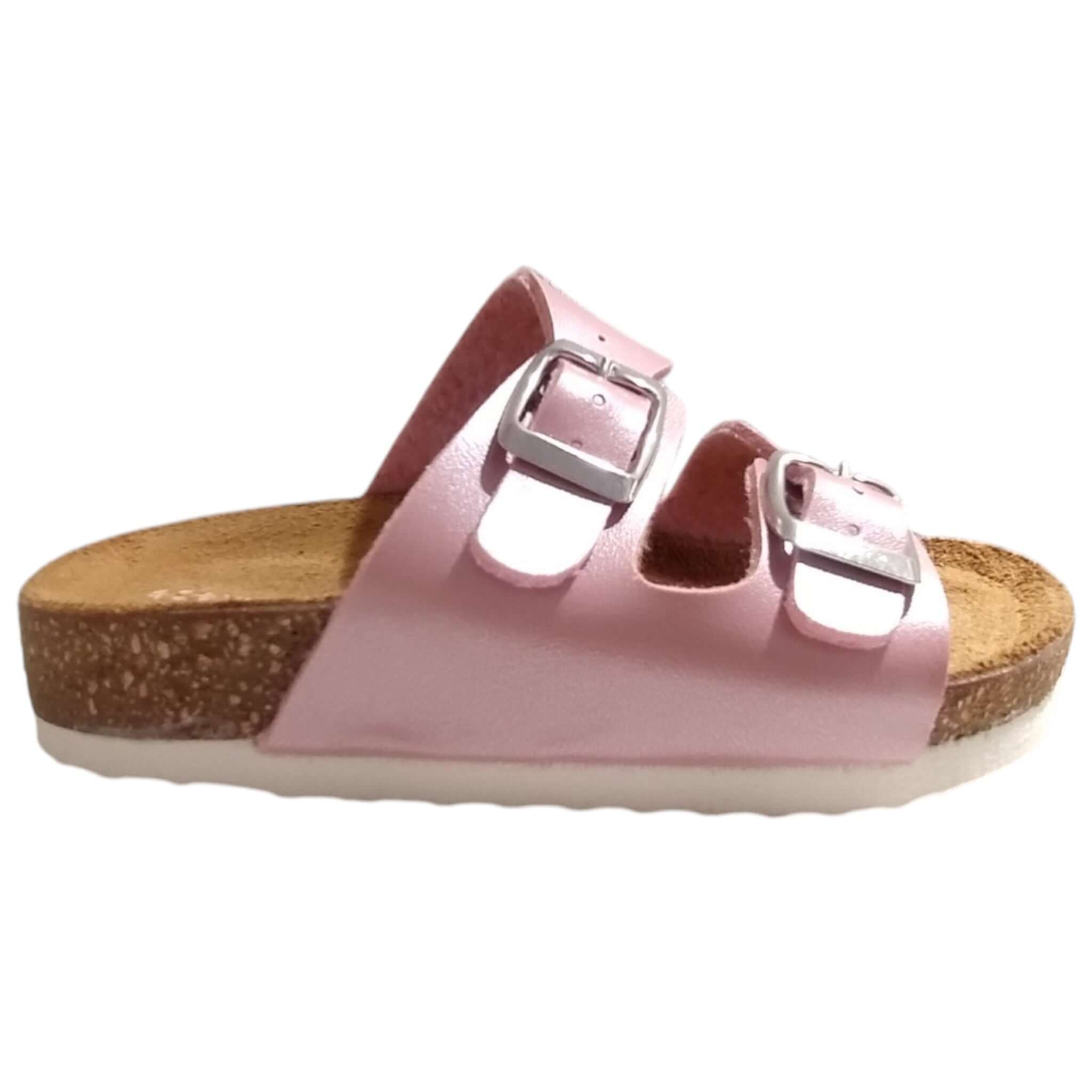 Sandalias SUPERGA Rosa Modelo Chancla Made in Italy Tallas 24-35