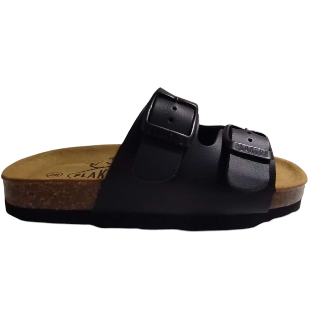 Sandalias Bio Niño Niña PLAKTON Chancla Negro – Tallas 28-35