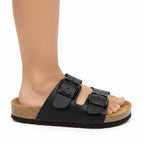 Sandalias Bio Niño Niña PLAKTON Chancla Negro – Tallas 28-35