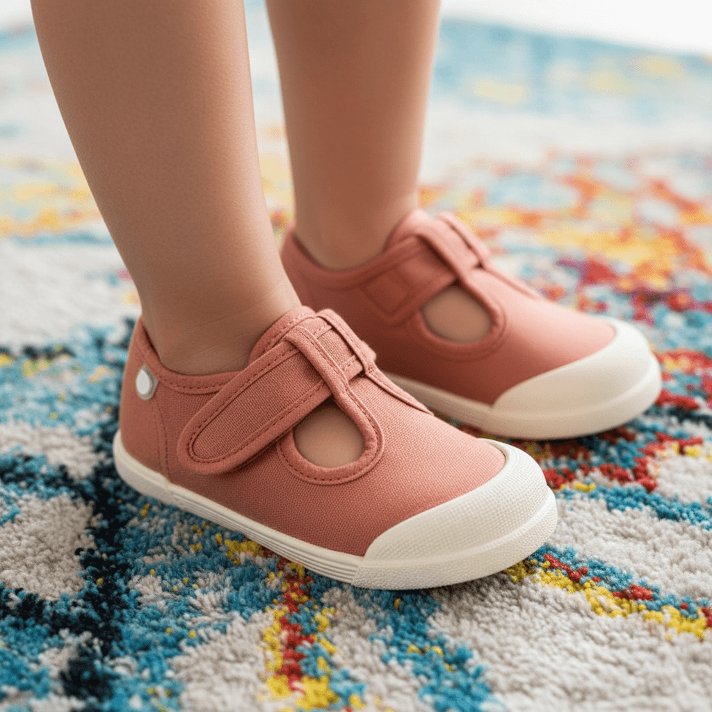 Zapatillas Igor Lona Petito Barefoot Velcro Terracota – Niño y Niña Tallas 19-27