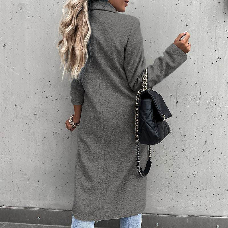 Abrigo largo de invierno para mujer