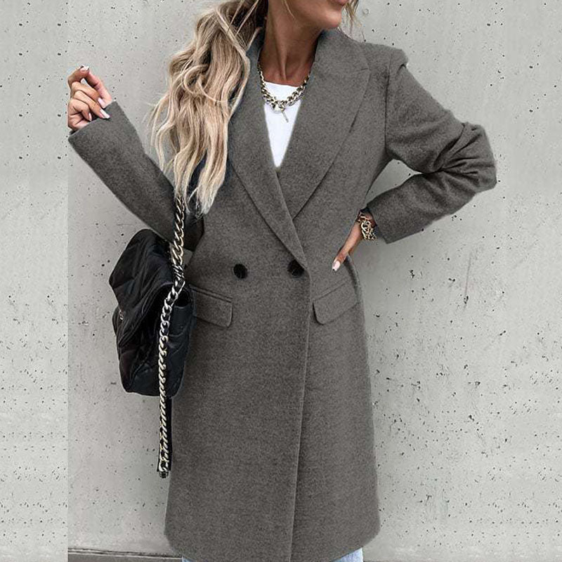 Abrigo largo de invierno para mujer