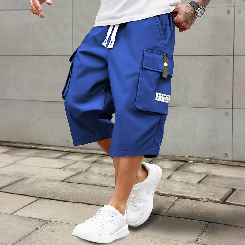 Dante |  Pantalones cargo capri con cordón para hombre