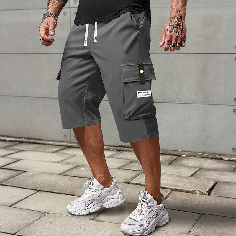 Dante |  Pantalones cargo capri con cordón para hombre