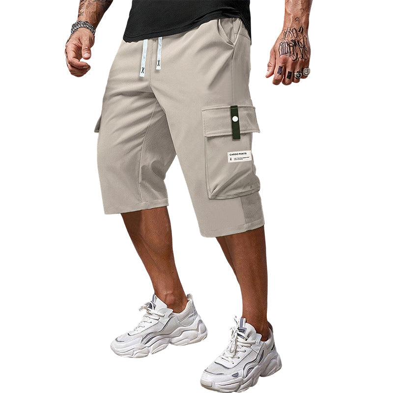 Dante |  Pantalones cargo capri con cordón para hombre