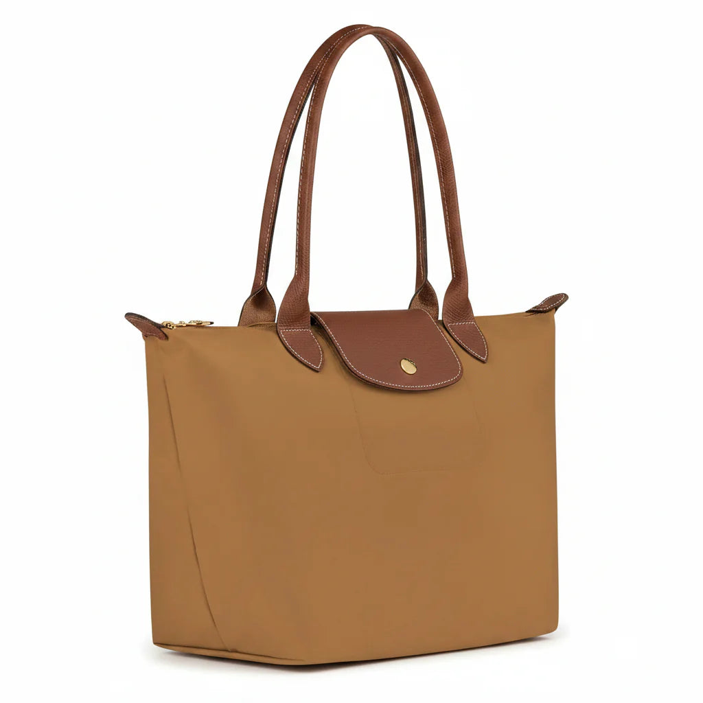 Mila | Bolso Tote Clásico con Detalles de Cuero